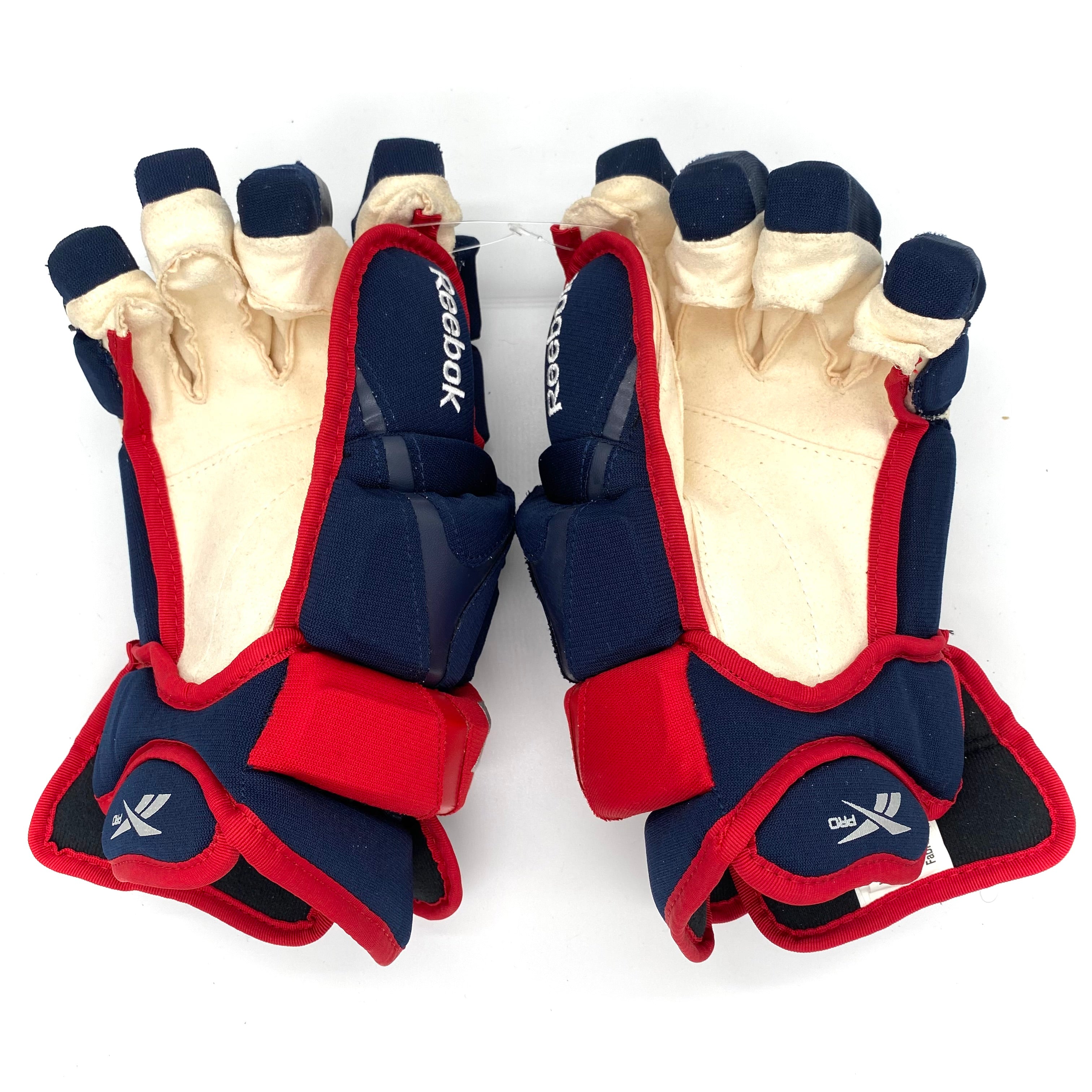 Reebok 10KN - Gants Pro Stock d'occasion (bleu marine/rouge)